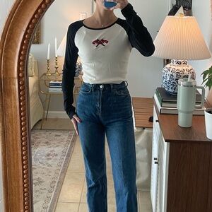 Brandy Melville baseball long sleeve